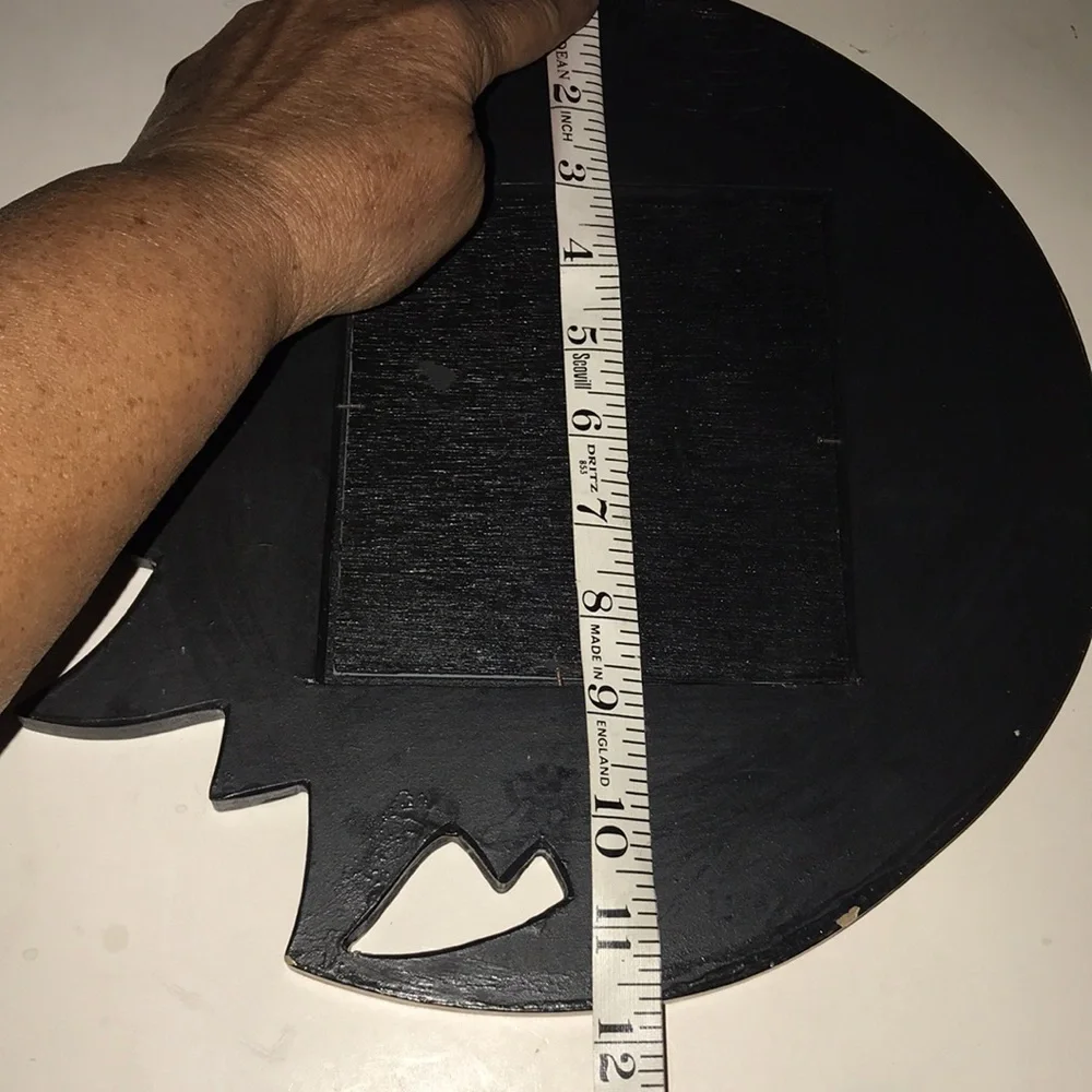 Hand-Painted Sun and Moon Wall Mirror